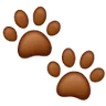 Emoji Stampe della zampa 🐾 image - Samsung style