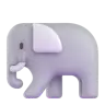 象 Emoji 🐘 image - Microsoft 3D Fluent style