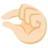 Pinching Hand: Light Skin Tone Emoji 🤏🏻 image - Google Noto Color style