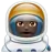 Man Astronaut: Dark Skin Tone