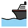 Gemi Emoji 🚢 image - OpenMoji style