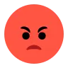 Pouting Face Emoji 😡 image - Tossface style