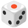 Spiel sterben Emoji 🎲 image - Google Noto Color Animated style