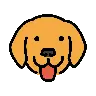 Dog Face Emoji 🐶 image - OpenMoji style