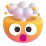 爆発の頭を持つショックを受けた顔 Emoji 🤯 image - Microsoft 3D Fluent style