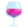 แก้วไวน์ Emoji 🍷 image - Microsoft 3D Fluent style