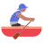 Man Rowing Boat: Medium Skin Tone