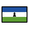 Flag: Lesotho Emoji 🇱🇸 image - OpenMoji style