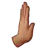 Rightwards Pushing Hand: Medium Skin Tone