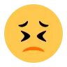 Wytrwała twarz Emoji 😣 image - Tossface style