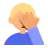 Man Facepalming: Medium-Light Skin Tone