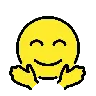 Smiling Face With Open Hands Emoji 🤗 image - OpenMoji style