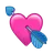 Cuore con freccia