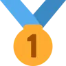 Medal Pierwszego Miejsca Emoji 🥇 image - Twitter / X (Twemoji) style