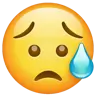 松一口气 Emoji 😥 image - WhatsApp style