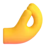 นิ้วที่หยิกแน่น Emoji 🤌 image - Microsoft 3D Fluent style