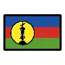 Flag: New Caledonia Emoji 🇳🇨 image - OpenMoji style