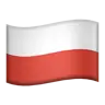Flag: Poland Emoji 🇵🇱 image - Apple style