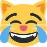 Emoji Cat Face with Tears of Joy 😹 image - Twitter / X (Twemoji) style