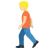Person Walking: Medium-Light Skin Tone