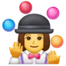 Woman Juggling Emoji 🤹‍♀️ image - Samsung style