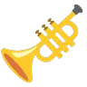 Emoji Tromba 🎺 image - Google Noto Color Animated style