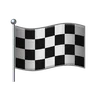 Chequered Flag Emoji 🏁 image - Telegram style