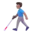 Man With White Cane: Medium Skin Tone