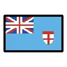 Flag: Fiji Emoji 🇫🇯 image - OpenMoji style