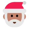 Santa Claus: Medium Skin Tone Emoji 🎅🏽 image - Tossface style
