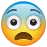 Straszna Twarz Emoji 😨 image - WhatsApp style