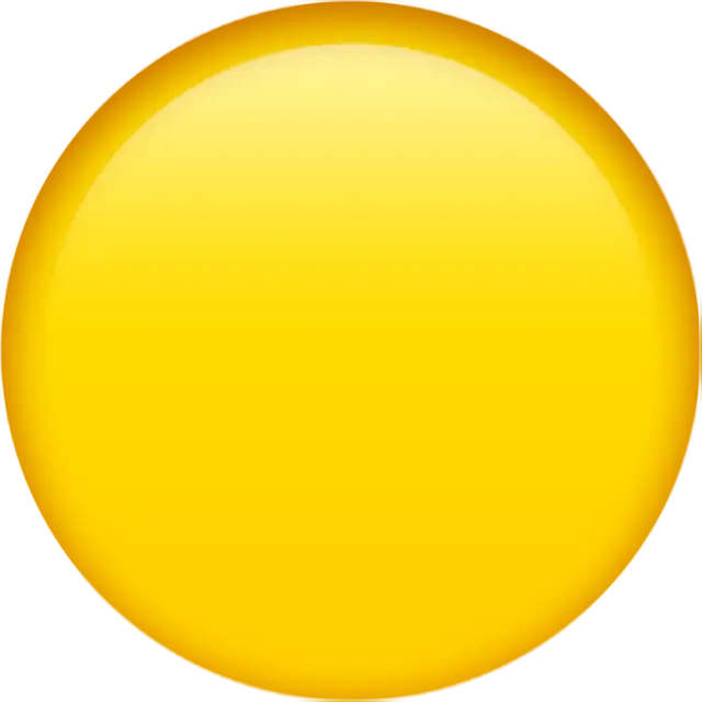 Großer gelber Kreis