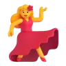 Tänzer Emoji 💃 image - Microsoft 3D Fluent style