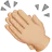 Clapping Hands: Medium-Light Skin Tone