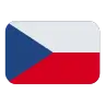 Flag: Czechia Emoji 🇨🇿 image - Tossface style