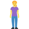Woman Standing Emoji 🧍‍♀️ image - Twitter / X (Twemoji) style