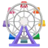 Ferris Wheel Emoji 🎡 image - Google Noto Color Animated style