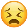 Wytrwała twarz Emoji 😣 image - WhatsApp style