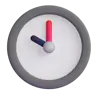 Emoji Clock Face Ten Oclock 🕙 image - Microsoft 3D Fluent style