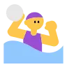 Woman Playing Water Polo Emoji 🤽‍♀️ image - Tossface style