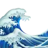 คลื่นน้ำ Emoji 🌊 image - Apple style