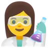 Woman Scientist Emoji 👩‍🔬 image - Google Noto Color style