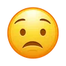 Besorgtes Gesicht Emoji 😟 image - Telegram style