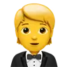 Emoji Uomo in smoking 🤵 image - Apple style