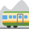 Emoji Ferrovia di montagna 🚞 image - Twitter / X (Twemoji) style