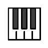 Emoji Tastiera musicale 🎹 image - OpenMoji style