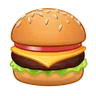 Emoji Hamburger 🍔 image - Telegram style