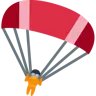 Emoji Paracadute 🪂 image - Twitter / X (Twemoji) style