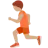 Person Running: Medium Skin Tone
