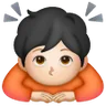 Person Bowing: Light Skin Tone Emoji 🙇🏻 image - Samsung style